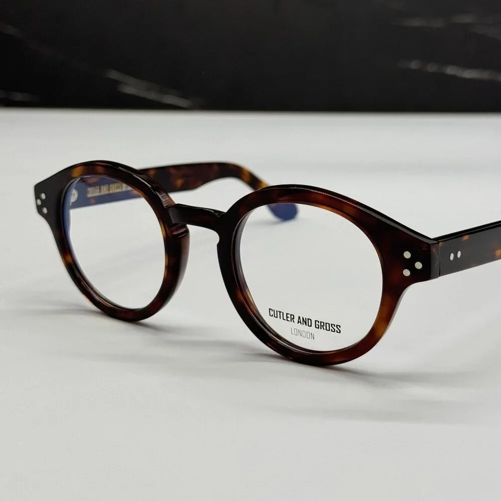 NEW CUTLER AND GROSS CG1291V2 002 EYEGLASSES HAVANA UNISEX EYEWEAR
